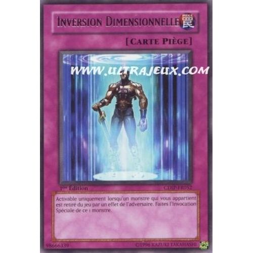 Inversion Dimensionnelle En Francais 1 Ere Ed Cdip-Fr052 Carte En Rare