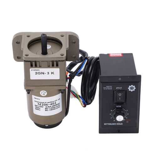 Vitesse réglable de décélération de moteur à engrenages asynchrone monophasé AC 220V 6W (3K)