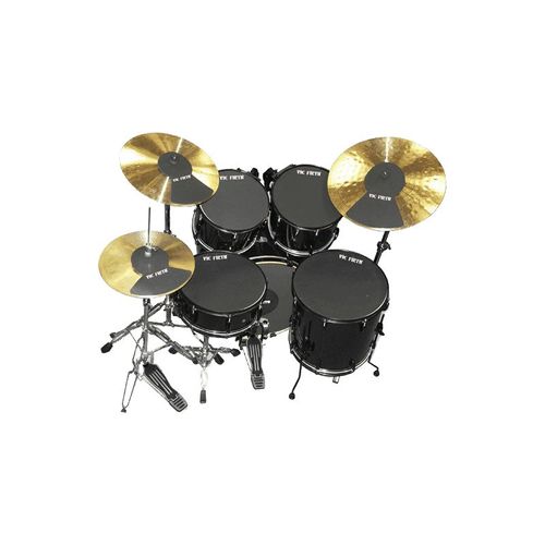 Vic Firth Mutepp7 - Pack Sourdine 11'', 12'', 14'', 14'', 18'', Hi-Hat Et Deux Cymbales