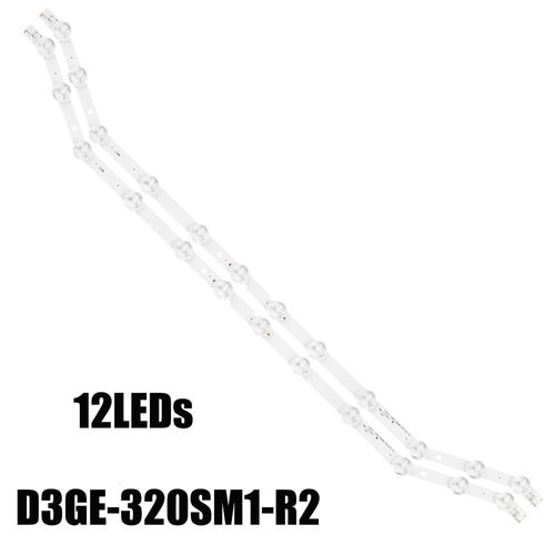 10 kits LED 12 LED pour Samsung 32 ""D3GE-320SM1-R2 UE32EH5450 UE32H5303 UE32EH5000 LH32MDCPLGC/CI HG32AD590 UE32EH50W 10 pcs For 5 TV Pologne