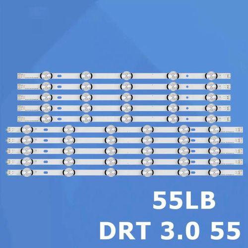 Barre de bande LED rétroéclairée, tableau complet, 55LF5610, 55LF5800, 55LB6300, 55LB5900, 55LB6500, 55LB5600, 55LB6200, 55LF5600, 55LF5850, 55LB5550, nouveau Replace 55LB