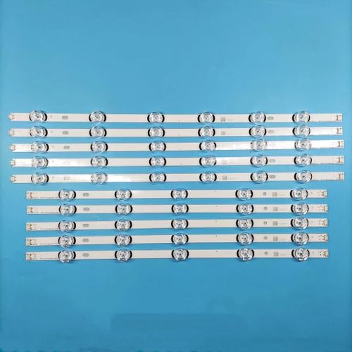 Bande de rétro-éclairage LED, 10 pièces, pour 55LB650V 55LB6300 55LB630V 55LB652V 55LB631V 55LB561V 55LF640V 55LF653V 55LF650V 55LB565V 55LF5800 CHINA