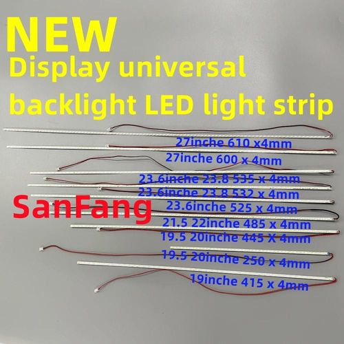 Moniteur bande de rétroéclairage LED universelle 18,5 19 pouces 19,5 20 22 21,5 pouces 23,6 23,8 27 pouces 4014 27inch 610x4mm 96D