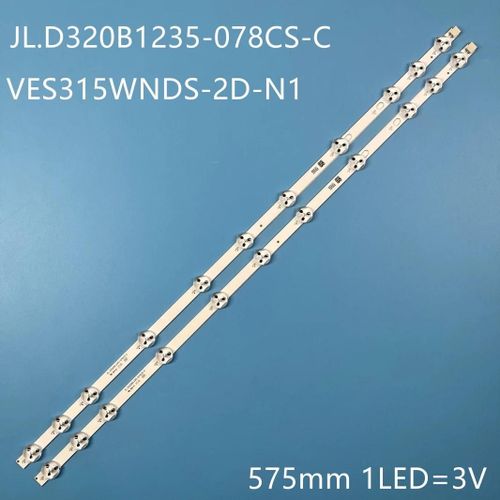 Bande Led Pour Hitachi 32c690 32eh2000 32hb4t41 32hb4t62 32hb4t62a 32hb6j41u 32he2000u 32he4000 32hel2839t 32hxc01 32hxc01u 10 Pieces For 5tv