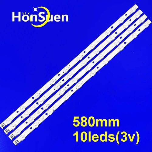 LED 580mm pour téléviseur 32 pouces D1GE-320SC1-R2 R3 32F-3535LED-40EA UE32EH5450 UE32EH5300 UE32EH5007K UE32EH5000 UE32EH5307K UE32EH5000W 1set-4pcs