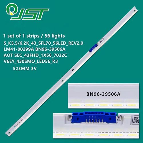 LED UA43M5570 UA43M5520 UA43M5500 HG43EF690 HG43AF690 UE43K5605 UE43M6550 UE43M6302 UE43M6300 UE43M6000 UE43M5690 UE43M5672, 1 Pièce