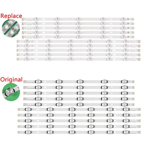 Bande Led Pour Lg 55lb652v 55lb653v 55lf562v 55lf563v 55lf5650 55lf5800 55lf5809 55lf580n 6901l-2988a 6916l-2232a 6916l-2233a Replace