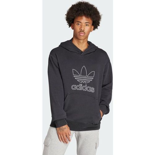 Sweat-Shirt À Capuche Trèfle Ajouré Adicolor