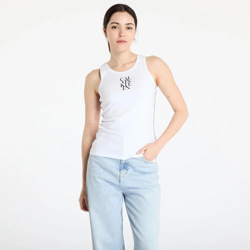Débardeur Jeans Sl Cotton Rib Solid Tank Top White Xs
