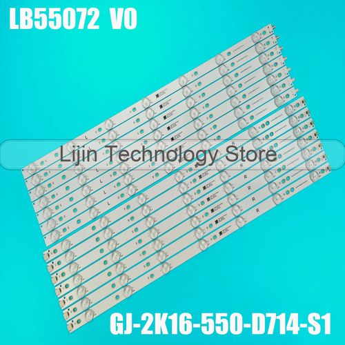 Bande de rétro-éclairage LED pour 55PUS6501 55PFF5701/T3 55PUS6432 TPT550U2 EQLSHA.G GJ-2K16-550-D714-V4-L TPT550J1 Espagne