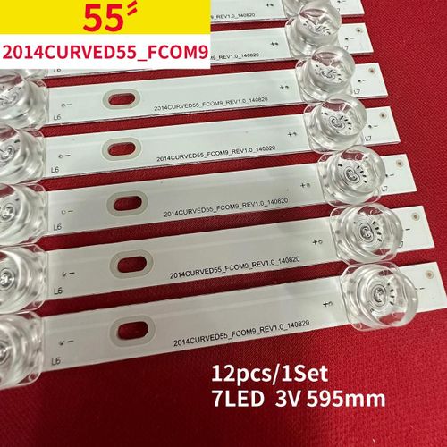 Nouvelle bande LED pour 55CA9550 L55H9600A-CU 55PUS8700/12 55PUS8909/12 55PFS6909/12LED55count810X 1Set for 1TV