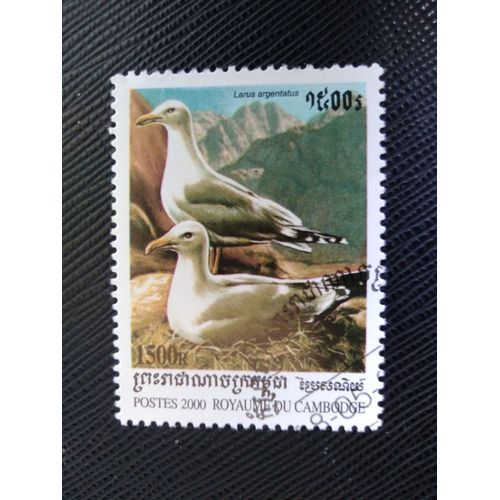 Timbre Cambodge Y T 1782 S Goéland Argenté (Larus Argentatus) 2000 (140509 )