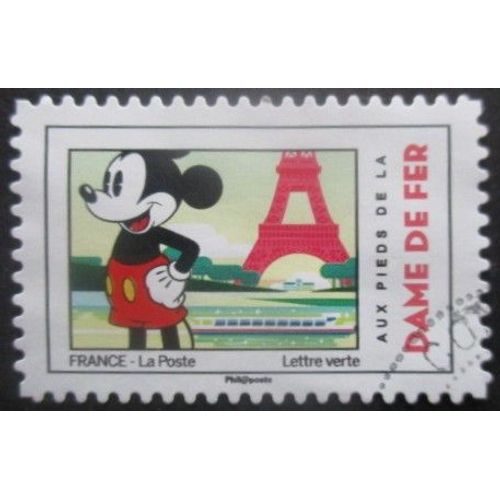 France Autoadhésif N°1582 Mickey Oblitéré