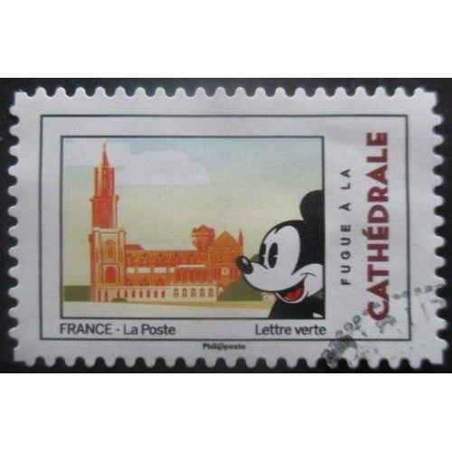 France Autoadhésif N°1593 Mickey Oblitéré