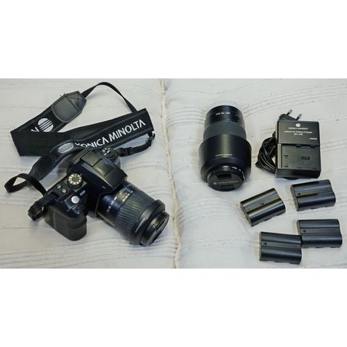 Konica Minolta Dynax 5D 6.1 mpix + Objectif 18-70 + Objectif 75-300