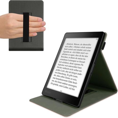 Étui Pour Liseuse Électronique Compatible Avec Kobo Aura One - Étui Housse Rabat Liseuse Simili Cuir Or Rose[Kin5221080]