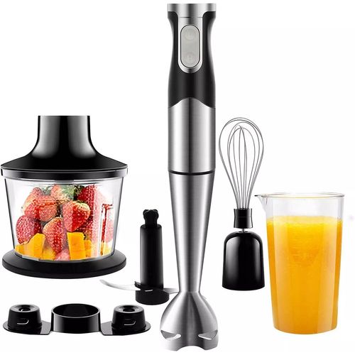 NWOUIIAY Mixeur Plongeant Puissant 1200W 6 en 1 Vitesse Réglable Mélangeur à Main Multifonctions