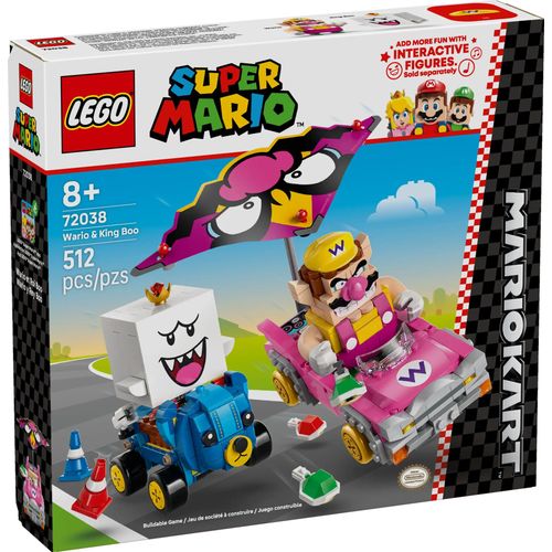LEGO Super Mario - Mario Kart - Wario et Roi Boo - 72038