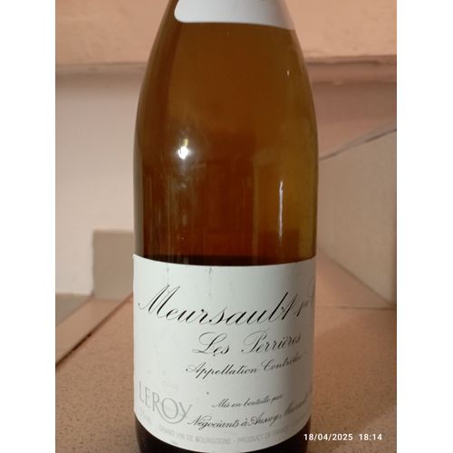 Vin Meursault Perrieres 1er Cru 1999 Domaine Leroy