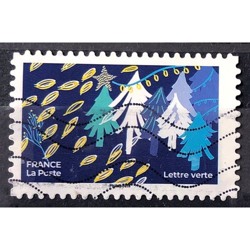 Voeux / Noel 2021 (Joli N° 2063) Obl - France Année 2021 - Brn83 - N33527