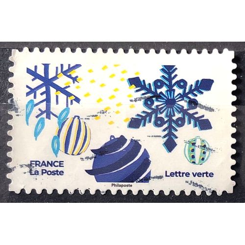 Voeux / Noel 2021 (Joli N° 2064) Obl - France Année 2021 - Brn83 - N33528