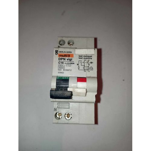 Disjoncteur DPN C16 différentiel 2P 20902 muli9 merlin gerin