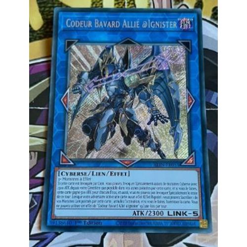 Yu Gi Oh Alin Fr051 Codeur Bavard Allié @Ignister Secret Rare