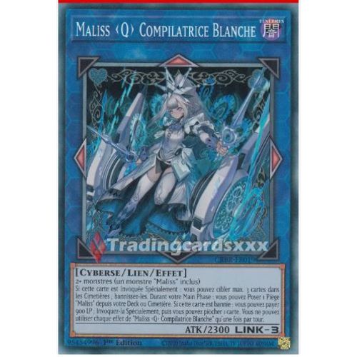 Yu Gi Oh Crbr Fr019 Maliss Q Compilatrice Blanche Collector Rare