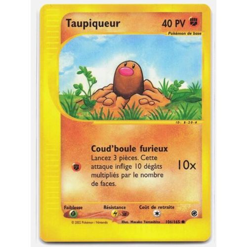 Pokémon Taupiqueur 106 / 165 Expedition Wizards