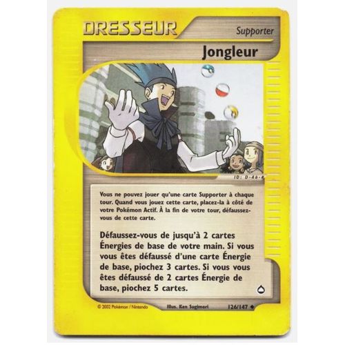 Pokémon Jongleur 126 / 147 Aquapolis Wizards