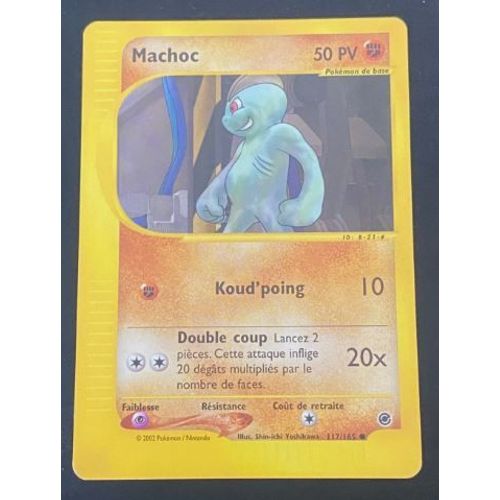 Pokemon Machoc 117 / 165 Expedition Wizards