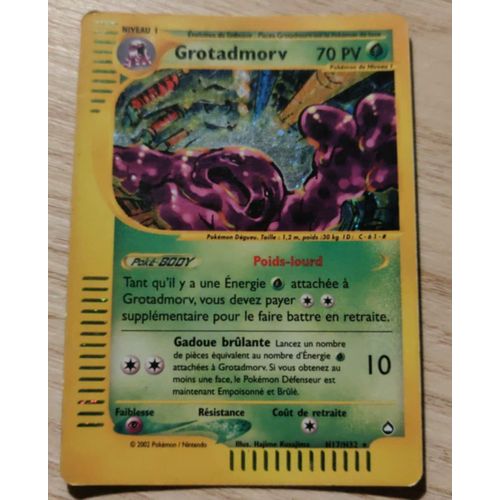 Pokemon Grotadmorv H17 / H32 Holo Wizard Aquapolis