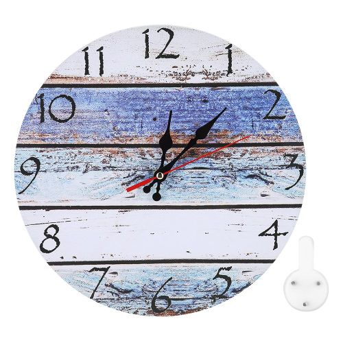 Horloge murale unique de style retro europeen, decoration suspendue pour la maison, le bureau, le salon