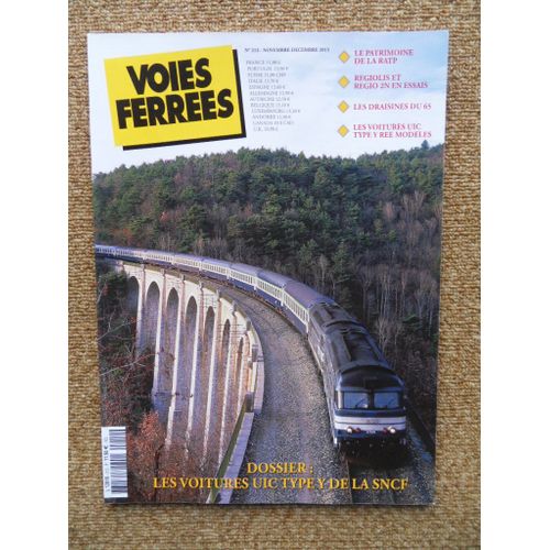 Voies Ferrées N°212 De Novembre/Décembre 2015