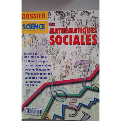 Les Mathématiques Sociales - Dossier "Pour La Science" Hors-Série N° 24