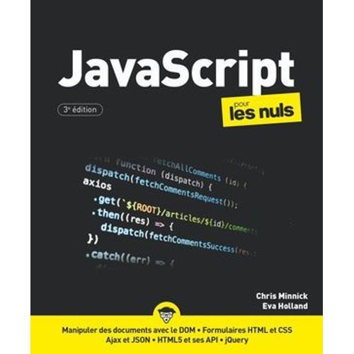 Javascript 3e Édition Pour Les Nuls