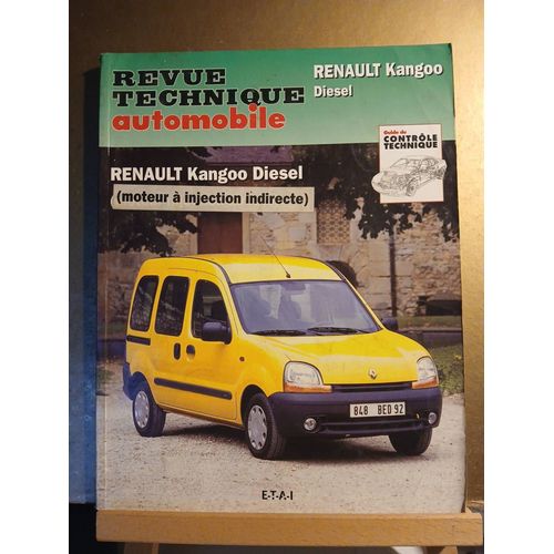 Revue Technique Automobile Renault Kangoo Diesel Cip 610.1