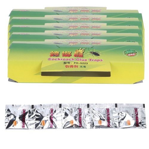 Lot de 5 autocollants anti-cafards pour attraper les insectes