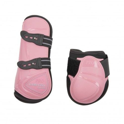 Guêtres Avec Protège-Boulets Lami-Cell - Elite, Rose Taille Cheval/Poney D