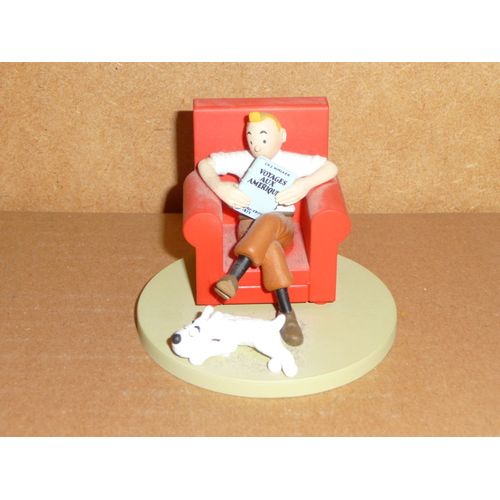 Figurine Tintin Et Milou- Voyages Aux Amériques . Moulinsart