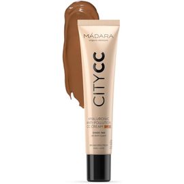 Organic Skincare | City Cc Hyaluronic Cc Crème Anti-Pollution Spf 15, Tan, 40 Ml - Avec Acide Hyaluronique Et Protection Solaire Uva/Uvb À Large Spectre, Texture Légère Et Soyeuse 