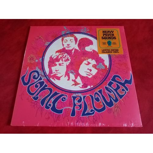 Sonic Flower (Church Of Misery, Colour Haze, Cactus, Groundhogs) - First Album (Edition Limitée 150 Ex / Vinyle Rose, Bleu & Blanc)