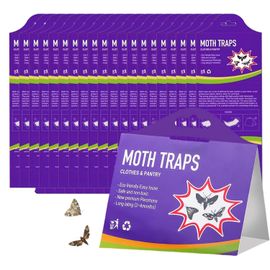 Piéges à Mites Alimentaires, 20 Pièces Anti Mites Textiles, Anti mite Alimentaire, Pièges à Mites Alternative aux Boules à Mites