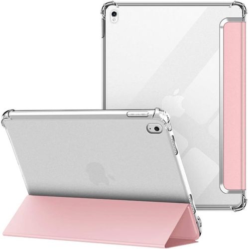 Coque Pour Ipad Air 3 2019, Pro 10,5 Pouces 2017, Étui Arrière Souple Et Transparent En Tpu, Housse De Protection Antichoc, Légère Smart Shell Résistant Avec Veille/Réveil Automatique, Rose