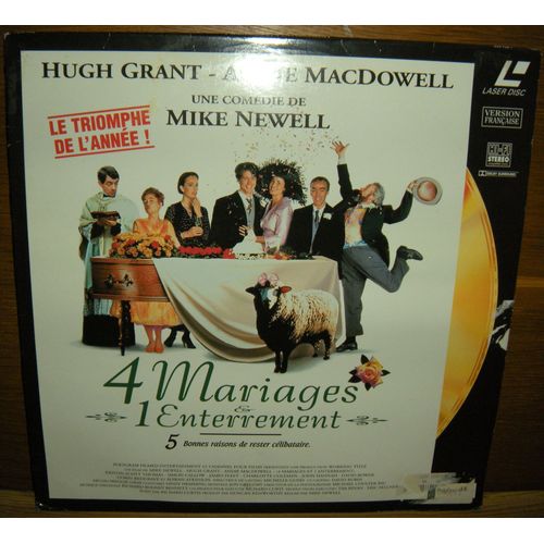 4 Mariages & 1 Enterrement-Laser Disc