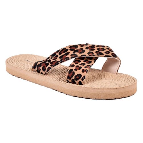 Claquette Leopard Mbs02022 Camel
