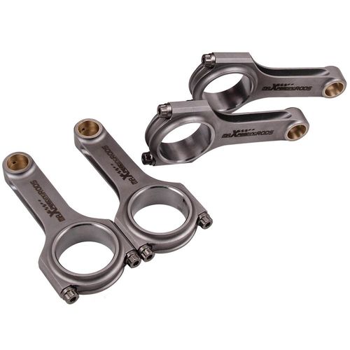 4x Forged H-Beam Connecting Rods+Arp Bolts Pour Ford Ecoboost Engine 2.3l 5.878