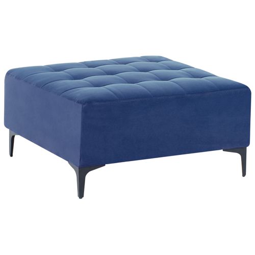 Ottoman Aberdeen Velours Bleu