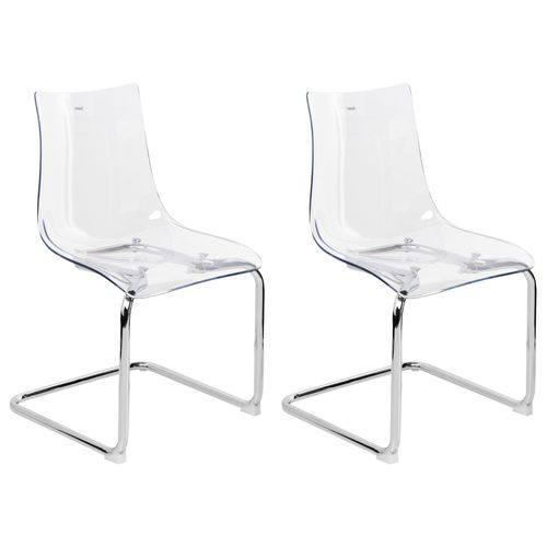 Lot De 2 Chaises De Salle À Manger Marshall Transparent