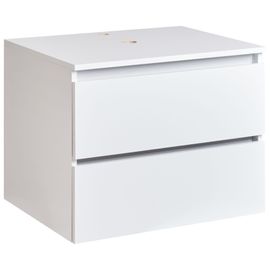 Meuble Lavabo Mural Serra 60 Cm Blanc